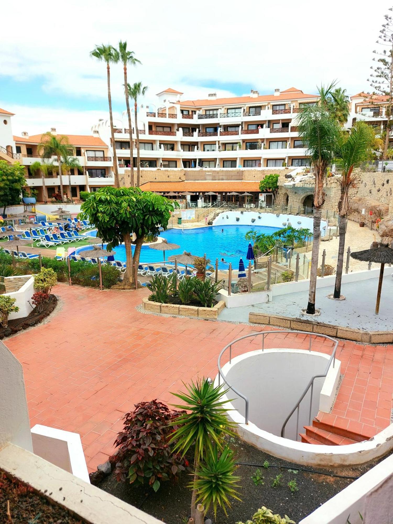 Maximar Apartment 8 Bed Places, Heated Swimmingpool Arona  Eksteriør billede